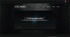 Desktop Screenshot of leto-music.com